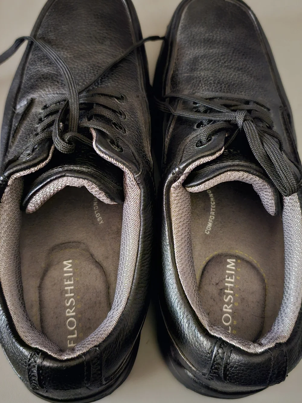 Florsheim Black Men's Lace-Up Oxford Comfort Shoes